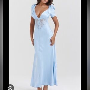 House of CB Blue Rafaela dress